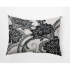 E By Design Polyester/polyester Blend Lumbar Rectangular Pillow Cover & Insert By  In Black
