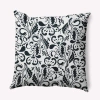 E By Design Polyester/polyester Blend Throw Square Pillow Cover & Insert By  In Black