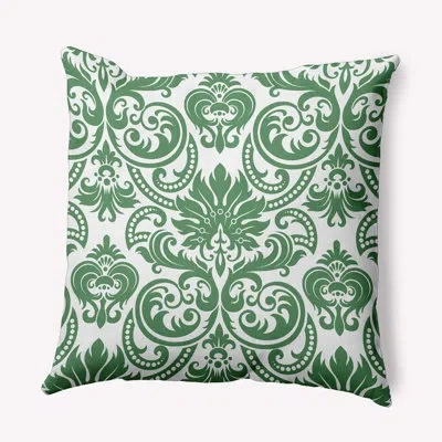 E By Design Polyester/polyester Blend Throw Square Pillow Cover & Insert By  In Green