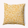 E By Design Polyester/polyester Blend Throw Square Pillow Cover & Insert By  In Yellow