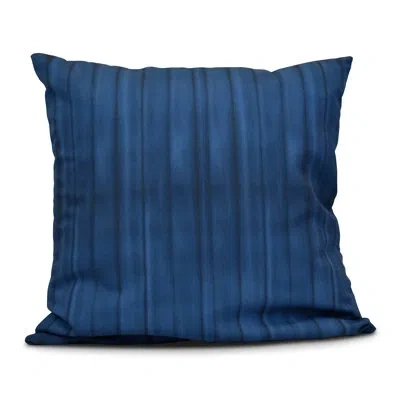 E By Design Pool Square Pillow Cover & Insert In Navy Blue
