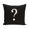 E By Design Question Throw Pillow