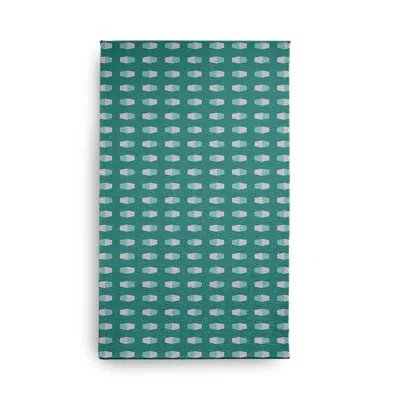 E By Design Rectangle Rectangle 1'6" X 2'6" Indoor/outdoor Area Rug With Non-slip Backing In Green