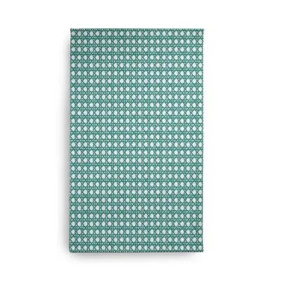 E By Design Rectangle Rectangle 1'6" X 2'6" Indoor/outdoor Area Rug With Non-slip Backing In Green