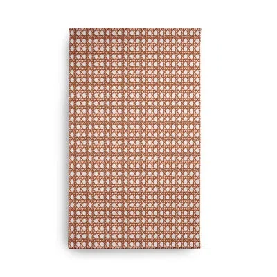 E By Design Rectangle Rectangle 1'6" X 2'6" Indoor/outdoor Area Rug With Non-slip Backing In Orange