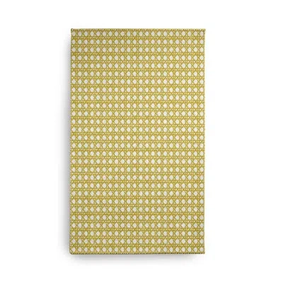 E By Design Rectangle Rectangle 1'6" X 2'6" Indoor/outdoor Area Rug With Non-slip Backing In Yellow