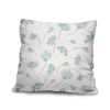 E By Design Rectangular Cotton Pillow Cover & Insert In Green