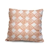 E By Design Rectangular Cotton Pillow Cover & Insert In Light Orange