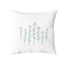 E By Design Rectangular Cotton Pillow Cover & Insert In Purple