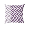 E By Design Rectangular Cotton Pillow Cover & Insert In Purple