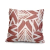 E By Design Rectangular Cotton Pillow Cover & Insert In Terra Cotta