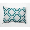 E By Design Rectangular Lumbar Pillow Cover & Insert In Teal