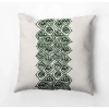 E By Design Rectangular Pillow Cover & Insert In Dark Green