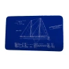 E By Design Sail Plan Bath Mat