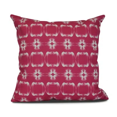 E By Design Sail, Sun, & Fun Coastal Square Pillow Cover And Insert In Pink