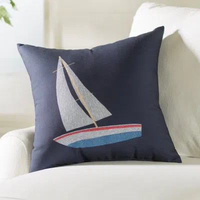 E By Design Sail, Sun, & Fun Square Pillow Cover & Insert