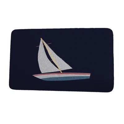 E By Design Set Sail Bath Mat