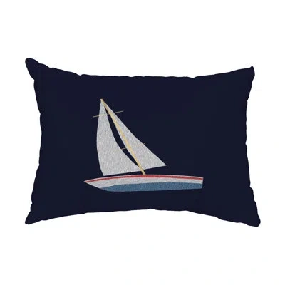 E By Design Set Sail Indoor/outdoor Lumbar Pillow