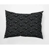 E By Design Silwell Rectangular Pillow Cover And Insert In Black
