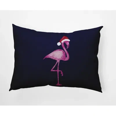 E By Design Snow Bird Indoor/outdoor Lumbar Pillow
