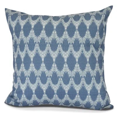 E By Design Square Pillow Cover & Insert In Blue