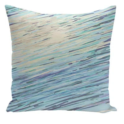 E By Design Square Pillow Cover & Insert In Cool