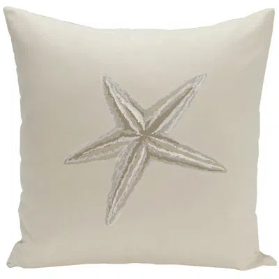 E By Design Square Pillow Cover & Insert In Gray