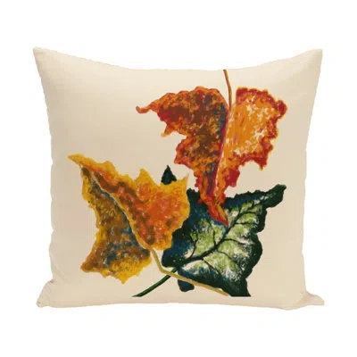 E By Design Square Pillow Cover & Insert In Ivory