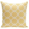 E By Design Square Pillow Cover & Insert In Lemon