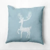 E By Design Square Pillow Cover & Insert In Light Blue
