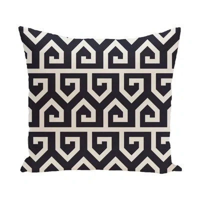 E By Design Square Pillow Cover And Insert In Navy Blue