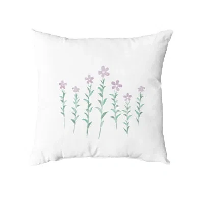 E By Design Square Pillow Cover & Insert In Purple