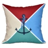 E By Design Square Pillow Cover & Insert In Red