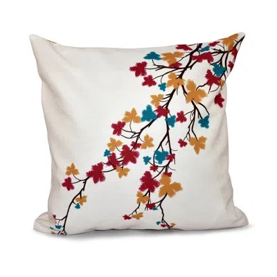 E By Design Square Pillow Cover & Insert In Teal