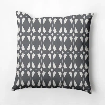 E By Design Square Pillow Cover & Insert In Teal