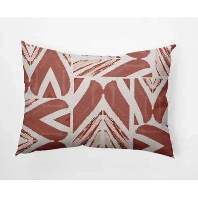 E By Design Square Pillow Cover & Insert In Terra Cotta