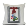 E By Design Square Pillow In Gray