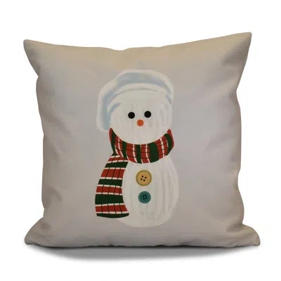 E By Design Square Pillow In Gray