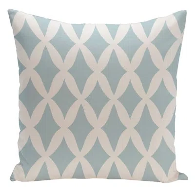 E By Design Square Throw Pillow Cover And Insert In Icicle