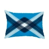 E By Design String Art Outdoor Rectangular Pillow Cover & Insert In Blue,navy