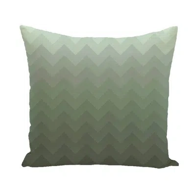 E By Design Stripe A Balance Square Pillow Cover & Insert In Green