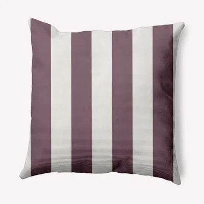E By Design Stripe A Balance Striped Throw Pillow In Dusty Purple