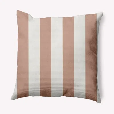 E By Design Stripe A Balance Striped Throw Pillow In Mauve