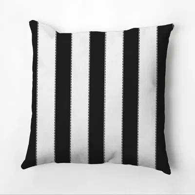 E By Design Stripe Square Pillow