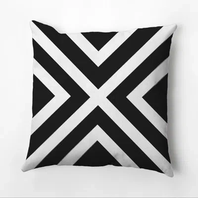 E By Design Stripe Square Pillow Cover & Insert