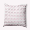 E By Design Striped Polyester Throw Pillow In Pink;pink