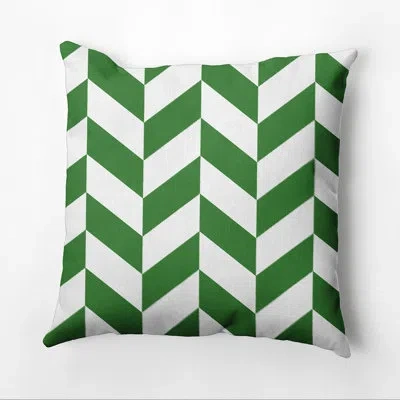 E By Design Subline Square Pillow Cover & Insert In Green