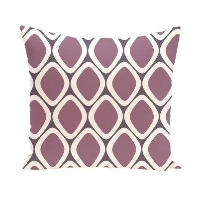 E By Design Subline Square Pillow Cover & Insert In Purple