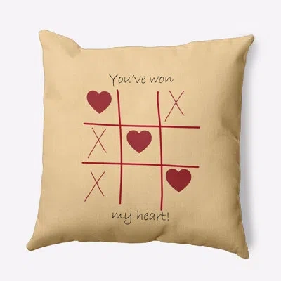 E By Design Throw Pillow In Brown