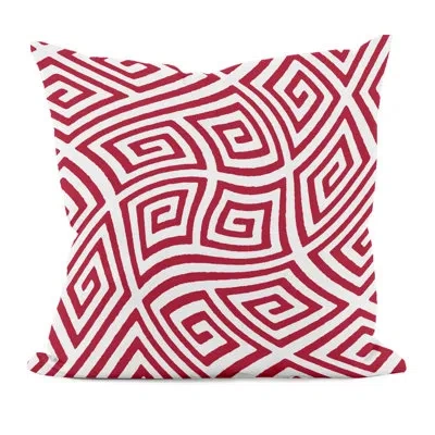 E By Design Throw Pillow In Red